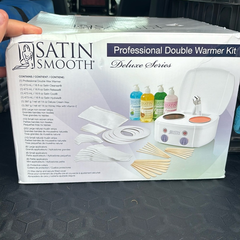 Satin smooth professional double warmer kit deluxe series